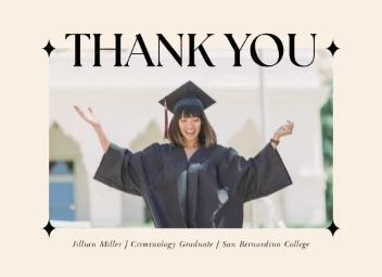 Starry Thank You Grad