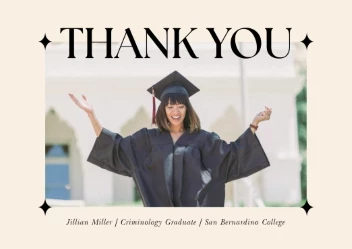 Starry Thank You Grad