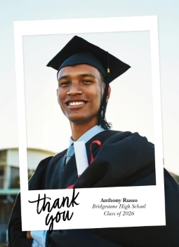 Photo Frame Grad Thank You