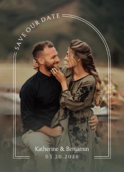 Save Our Date Arch Frame