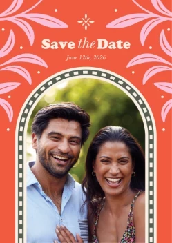 Bold Retro Save the Date