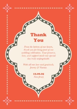 Bold Retro Thank You