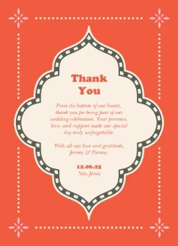 Bold Retro Thank You