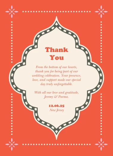 Bold Retro Thank You
