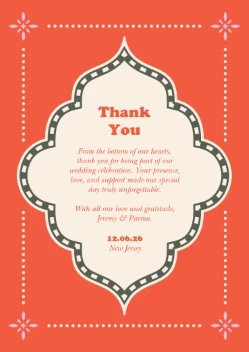 Bold Retro Thank You