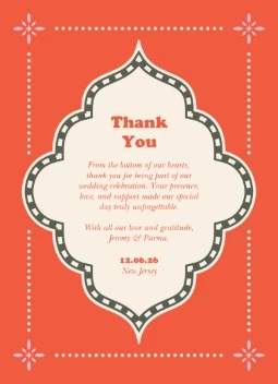 Bold Retro Thank You