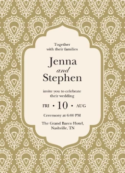 Classic Ceremony Invitation