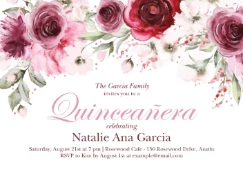 Elegant Bouquet Quinceañera