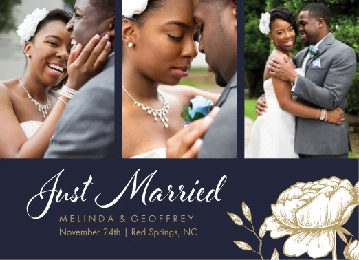 Just Married Trio