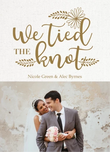 We Tied The Knot Leaves