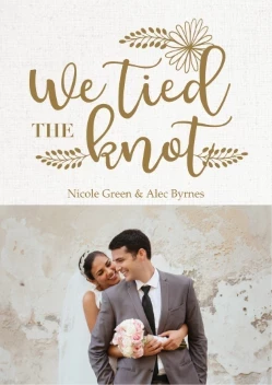 We Tied The Knot Leaves