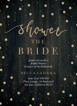 Glitter Spots and Wood