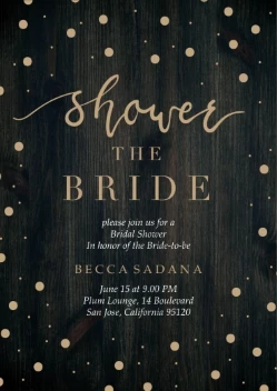 Glitter Spots and Wood