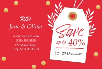 Confetti Holiday Sales