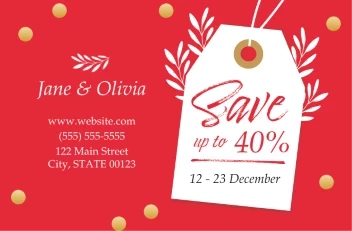 Confetti Holiday Sales