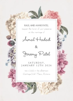 Vintage Paper Invitations