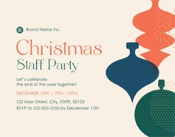 Christmas Staff Party