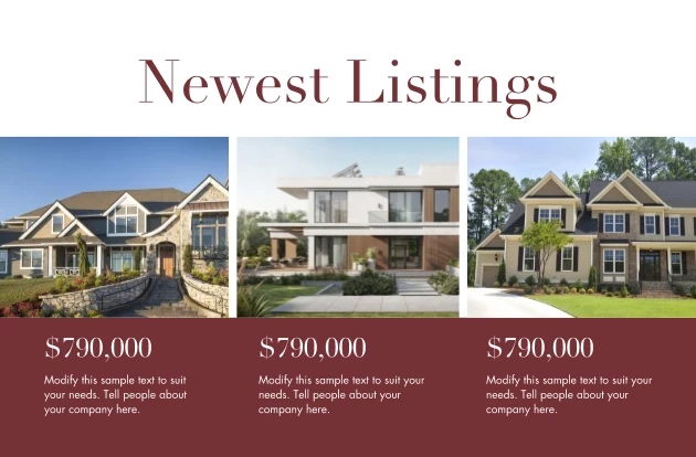 New Listings Card