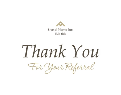 Referral Postcard