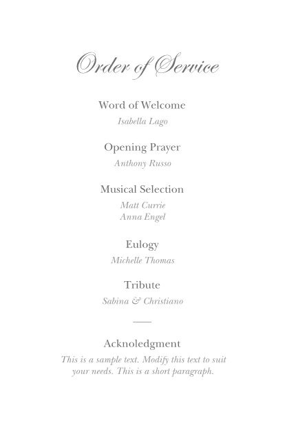 Simples Cross Memorial Program