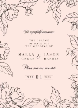 Outlined Flowers Postponed