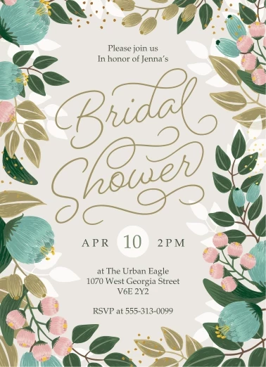 Fancy Floral Bridal Shower