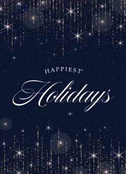 Glitter and Calligraphy Holiday