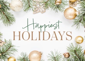 Happiest Holidays Sprigs