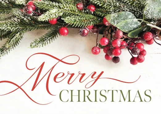 Christmas Leaves and Berries