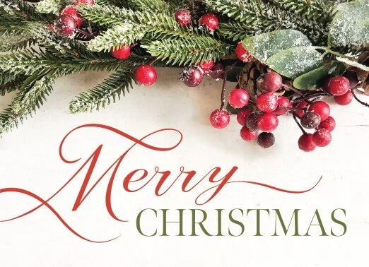 Christmas Leaves and Berries