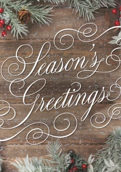 Rustic Woods Holiday Greeting