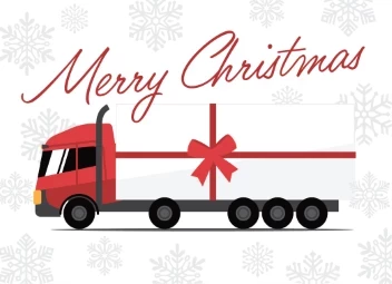 Christmas Bow Truck