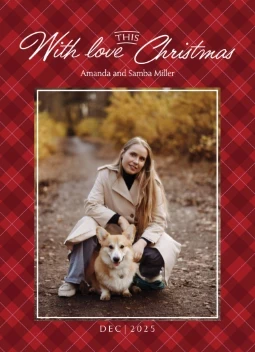 Love Christmas Plaid