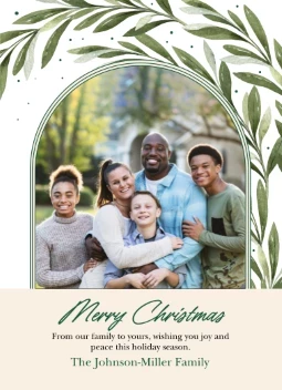 Merry Christmas Wreath Arch