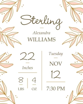 Simple Birth Details