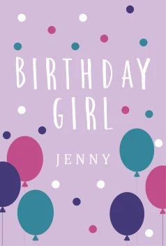 Balloons And Dots Girl