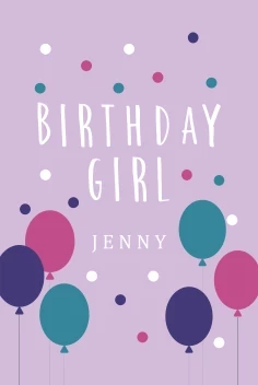 Balloons And Dots Girl