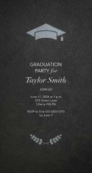 Grad Hat Classic Leather