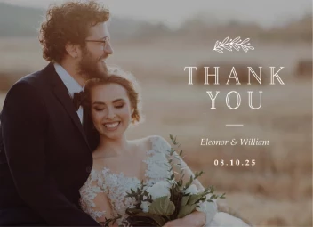 Floral Pattern Thank You