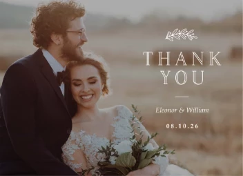 Floral Pattern Thank You