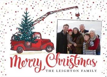 Christmas Tree On Truck