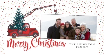 Christmas Tree On Truck