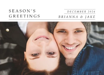Minimalist Postcard
