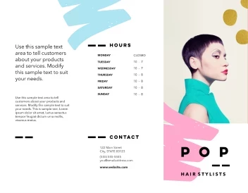 Salon Pop Colors Abstract