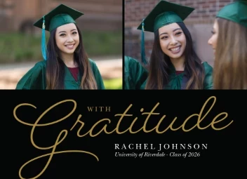 Gratitude Script Graduation