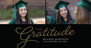 Gratitude Script Graduation