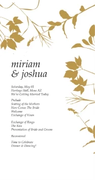 Flower Silhouettes Programs