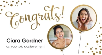 Congrats Balloon Apertures