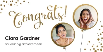 Congrats Balloon Apertures