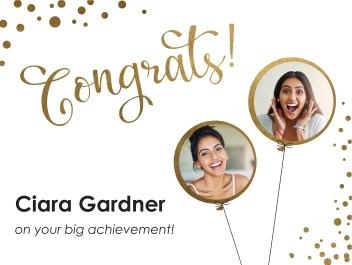 Congrats Balloon Apertures